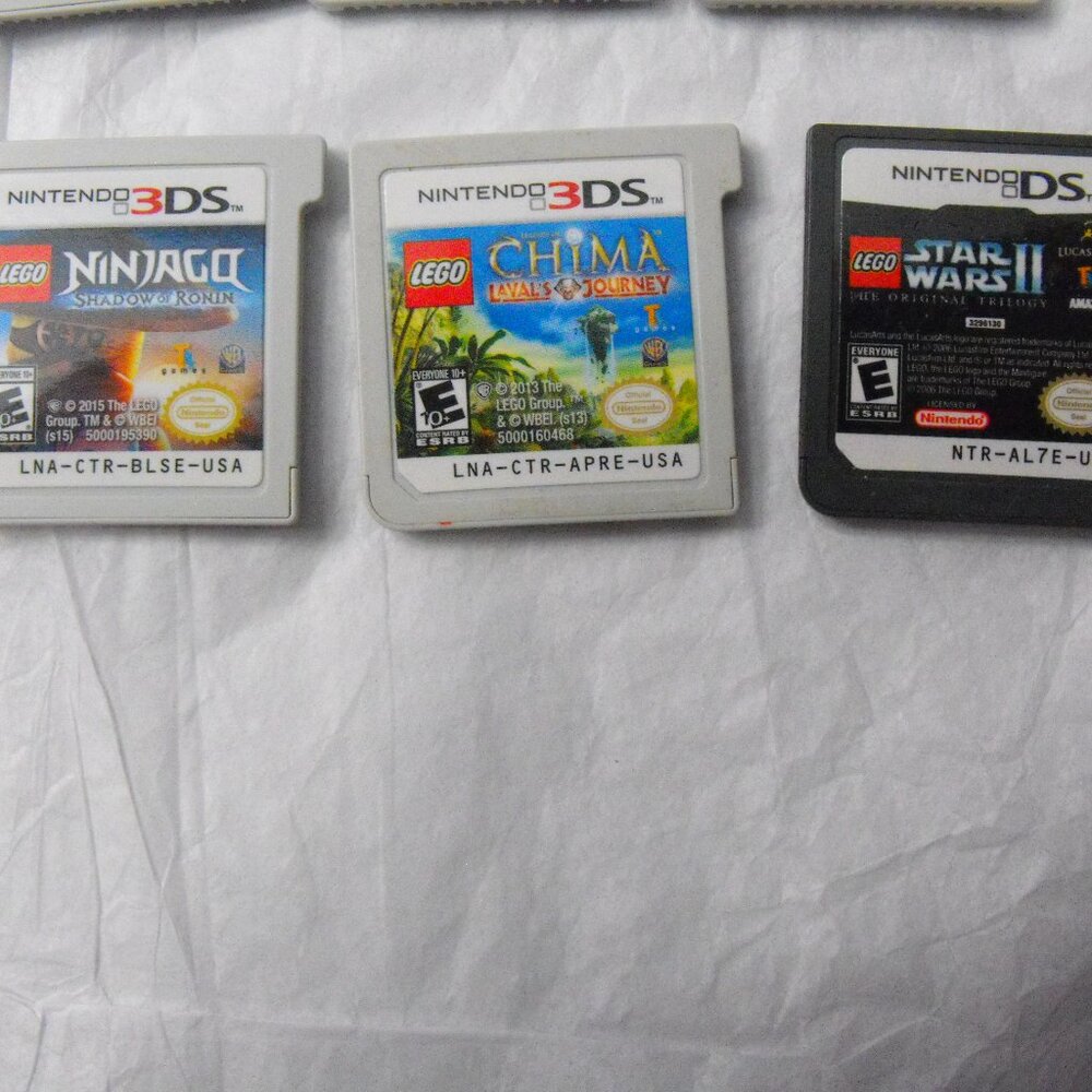 Nintendo 3DS and DS Lego Game Lot Chima, Ninjago, and Star Wars II